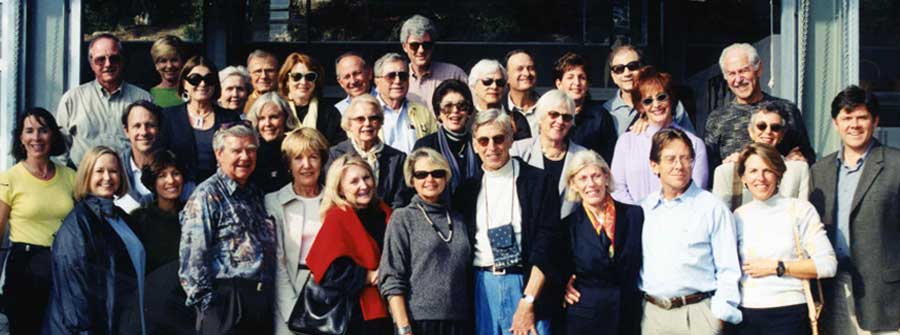 10 of 10, Large group of people posing, part of the Stuart Collection Friends donor group